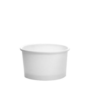 Paper Food Containers - 5oz Food Containers - White (87mm) - 1,000