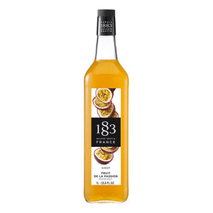 Passion Fruit Syrup 1883 Maison Routin - 1 Liter Bottle-1883 Maison Routin