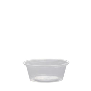 Plastic Portion Cups - 1.5oz PP Portion Cups - Clear - 2,500 ct-Karat