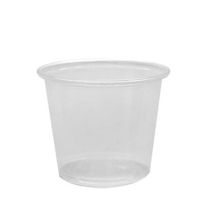 Plastic Portion Cups - 5.5oz PP Portion Cups - Clear - 2,500 ct-Karat