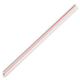 Plastic Straws 7.5'' Bubble Tea Straws (10mm) - Mixed Striped Colors - 4,500 count-Karat