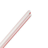 Plastic Straws 7.5'' Bubble Tea Straws (10mm) - Mixed Striped Colors - 4,500 count-Karat