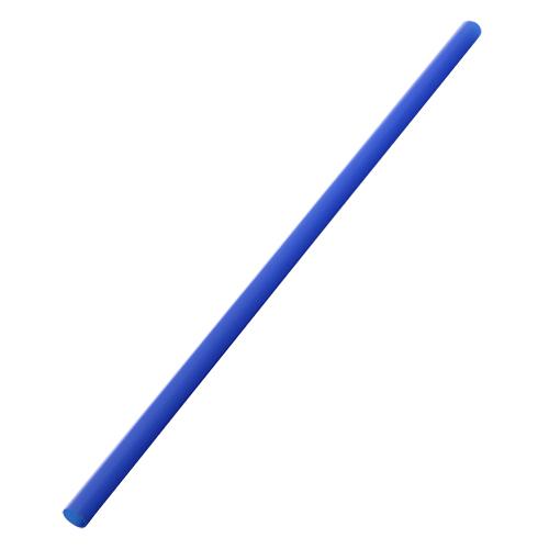 Blue Plastic Straws - 9'' Giant Straws (8mm) Wrapped in Paper - Blue 
