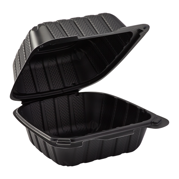 Small Black Take Out Containers - 6