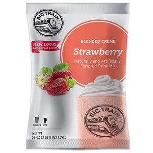 Strawberry Blended Creme Frappe - Big Train Mix - Bag 3.5 pounds-Big Train