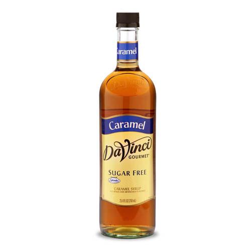 Sugar Free Caramel DaVinci Syrup Bottle - 750mL-DaVinci Gourmet