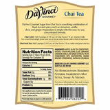 Sugar Free Chai Tea Concentrate DaVinci Bottle - 750mL-DaVinci Gourmet