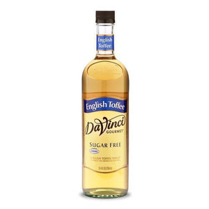 Sugar Free English Toffee DaVinci Syrup Bottle - 750mL-DaVinci Gourmet