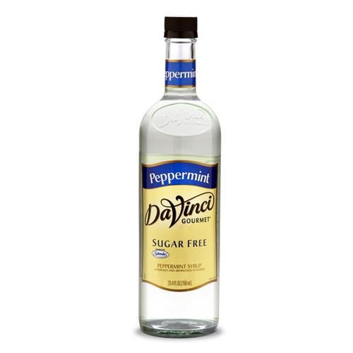 Sugar Free Peppermint DaVinci Syrup Bottle - 750mL-DaVinci Gourmet