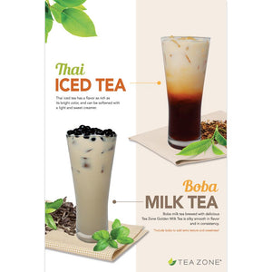 Tea Zone "Boba Tea & Thai Tea" Poster-Karat
