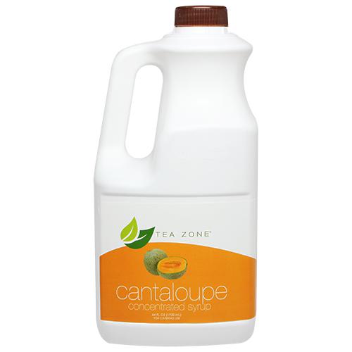 Tea Zone Cantaloupe Syrup Bottle - 64 oz-Tea Zone