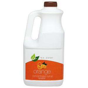 Tea Zone Orange Syrup Bottle - 64 oz-Tea Zone