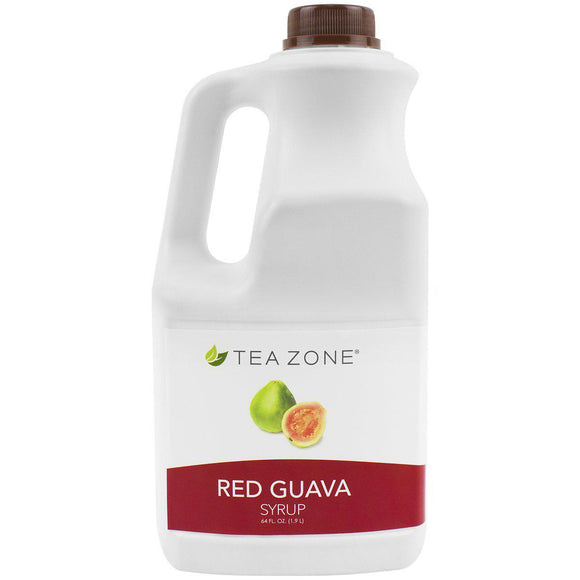 Tea Zone Red Guava Syrup Bottle - 64 oz-Tea Zone