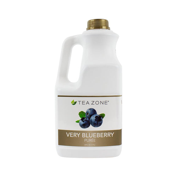 Tea Zone Very Blueberry Puree Bottle - 64 oz-Tea Zone