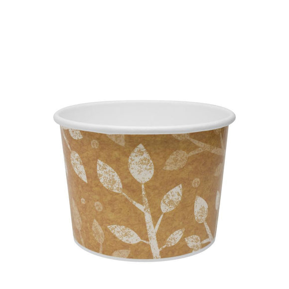 To Go Soup Containers 10/12oz Gourmet Food Cup - Leaf (96mm) - 500 ct-Karat