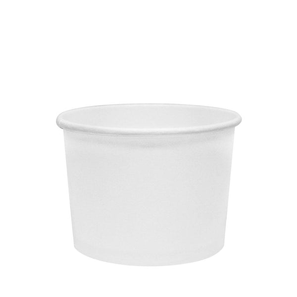 To Go Soup Containers 10/12oz Gourmet Food Cup - White (96mm) - 500 ct, Coffee Shop Supplies, Carry Out Containers