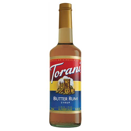 Torani Butter Rum Syrup - 750 ml Bottle-torani