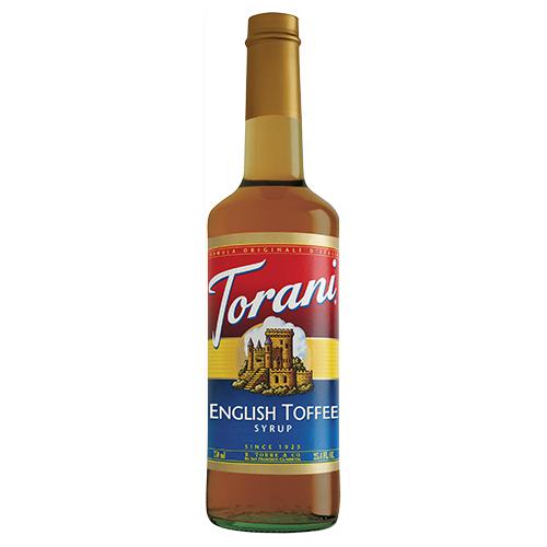 Torani English Toffee Syrup - 750 ml Bottle-torani