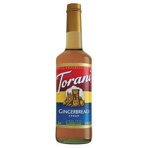 Torani Gingerbread Syrup - 750 ml Bottle-torani