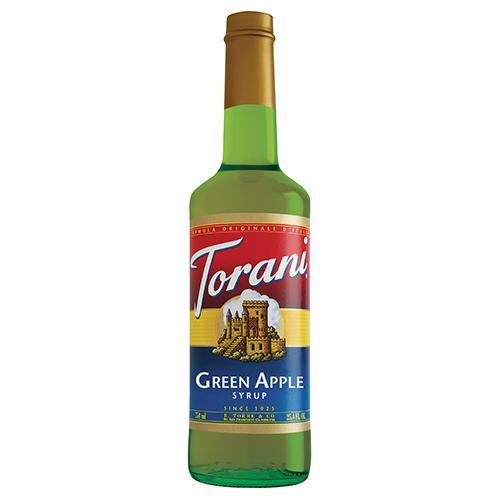 Torani Green Apple Syrup - 750 ml Bottle-torani