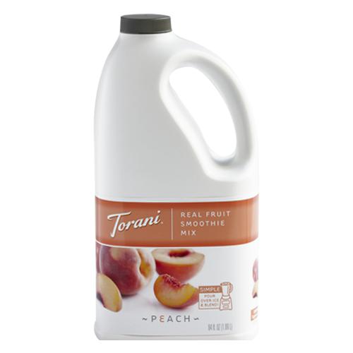 Torani Peach Real Fruit Smoothie Mix (64oz) | Coffee Shop Supplies ...