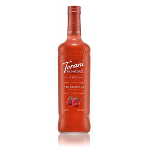 Torani Signature Strawberry Syrup - 750 ml Bottle-torani