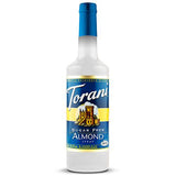 Torani Sugar Free Almond Syrup - 750 ml Bottle-torani