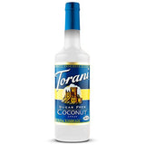 Torani Sugar Free Coconut Syrup - 750 ml Bottle-torani