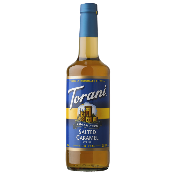 Torani Sugar Free Salted Caramel Syrup - 750 ml Bottle-torani