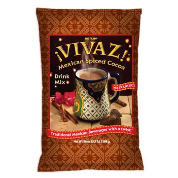 VIVAZ Mexican Spiced Cocoa Drink - Big Train Mix - Bag 3.5 pounds-Big Train