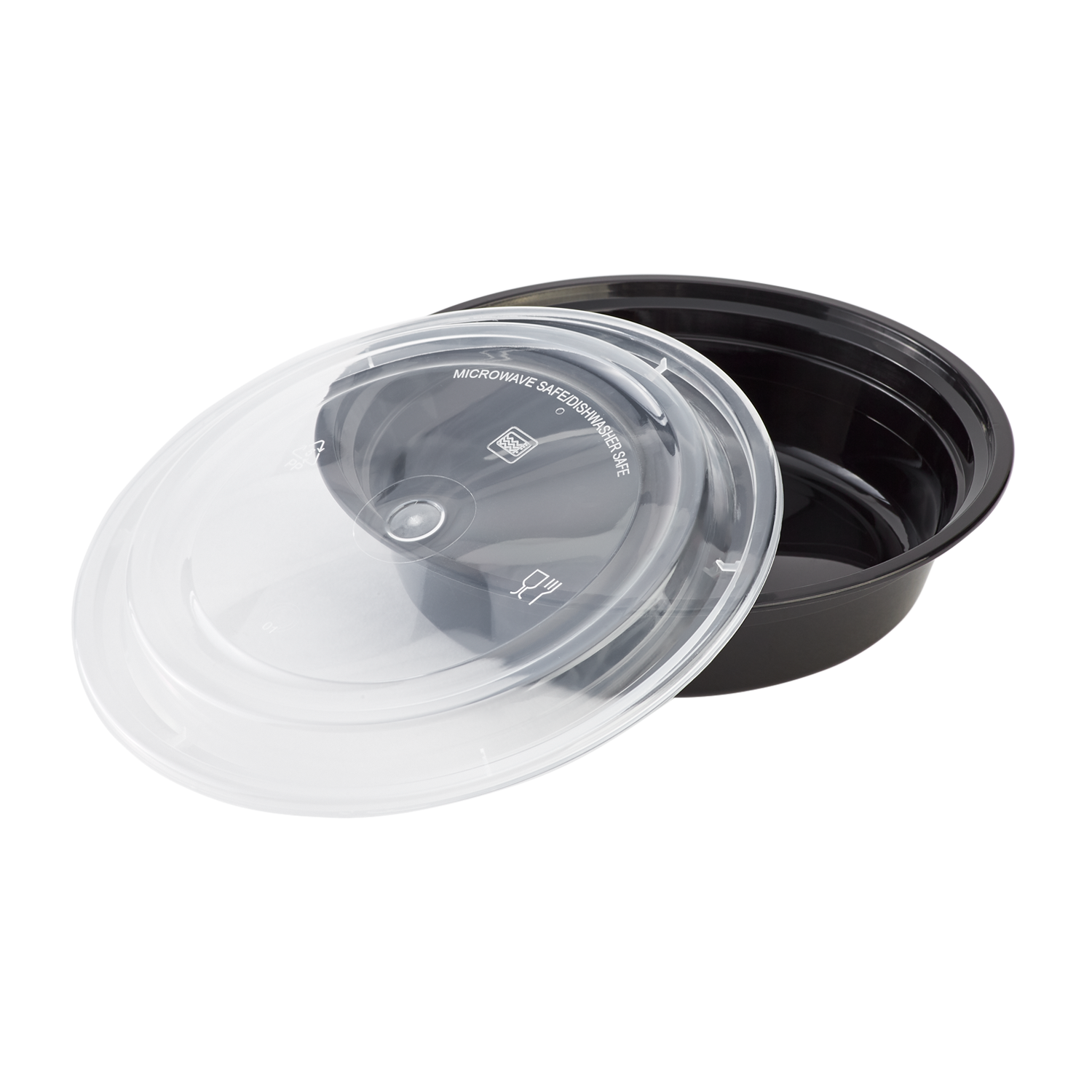 24 oz. BPA Free Food Grade Round Container with Lid (T41024CP) - starting  quantity 25 count - FREE SHIPPING - ePackageSupply